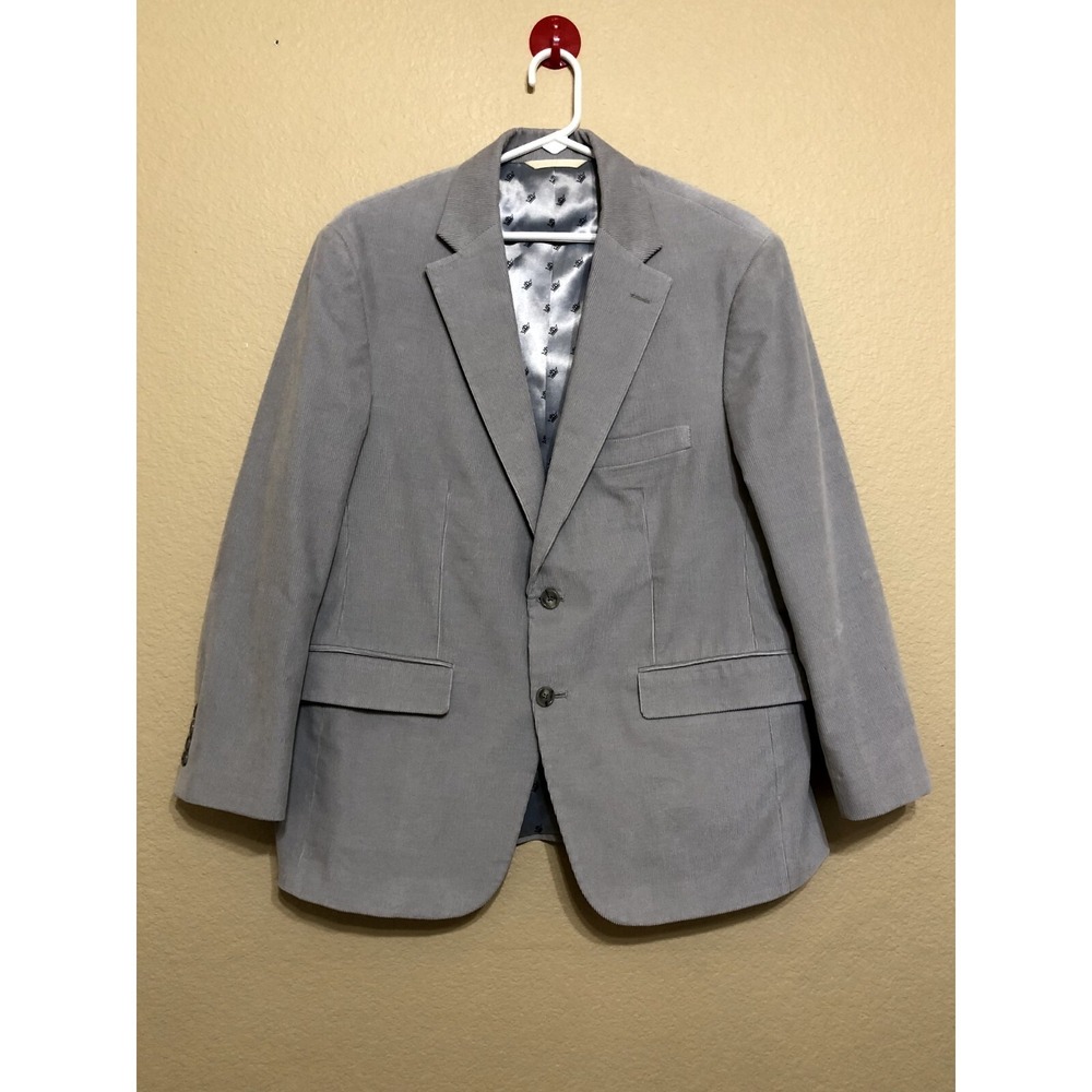 Loro Piana Blazer Mens Corduroy Size (See Measurement) Cashmere Gray Jimmy Green